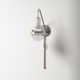 Luke Single Light Steel Dimmable Plug-in Armed Sconce