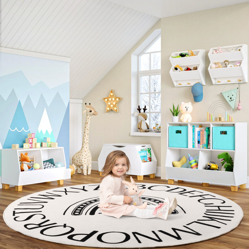 Tapis de salle de classe pour enfants, Round 5'11"