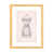 Toile avec cadre en bois beige n'est pas disponible