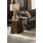 Solid Sheesham Wood End Table with Angular Pedestal Base