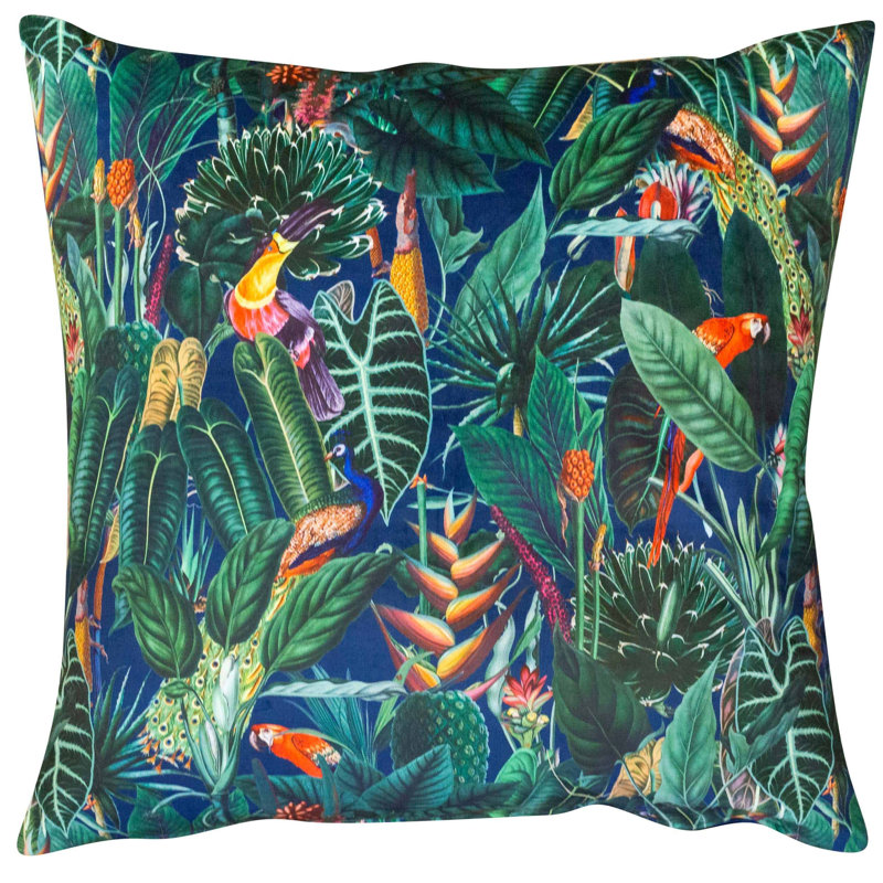 Blue Cushion, 58x58cm, Feather filled