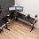 Bureau en coin électrique 83 "x 60"