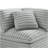 Jenny 5-Piece Sectional In Plush Polyester Cord-Like Fabric-1078922810
