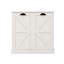 Armoire à linge en blanc. Élégant et fonctionnel. Sacs de rangement en tissu amovibles. E1,. Imperméable et sécuritaire. . Facile à assembler. Armoire blanche porteuse de 100 livres. Sacs pour plus de commodité.
