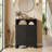 Farmhouse Shoe Cabinet With Doors, 5 -Tier Shoe Storage Cabinet With Adjustable Shelves, 43.3" Tall Shoe Rack Cabinet For Entryway, And Hallway, Black-1541408339