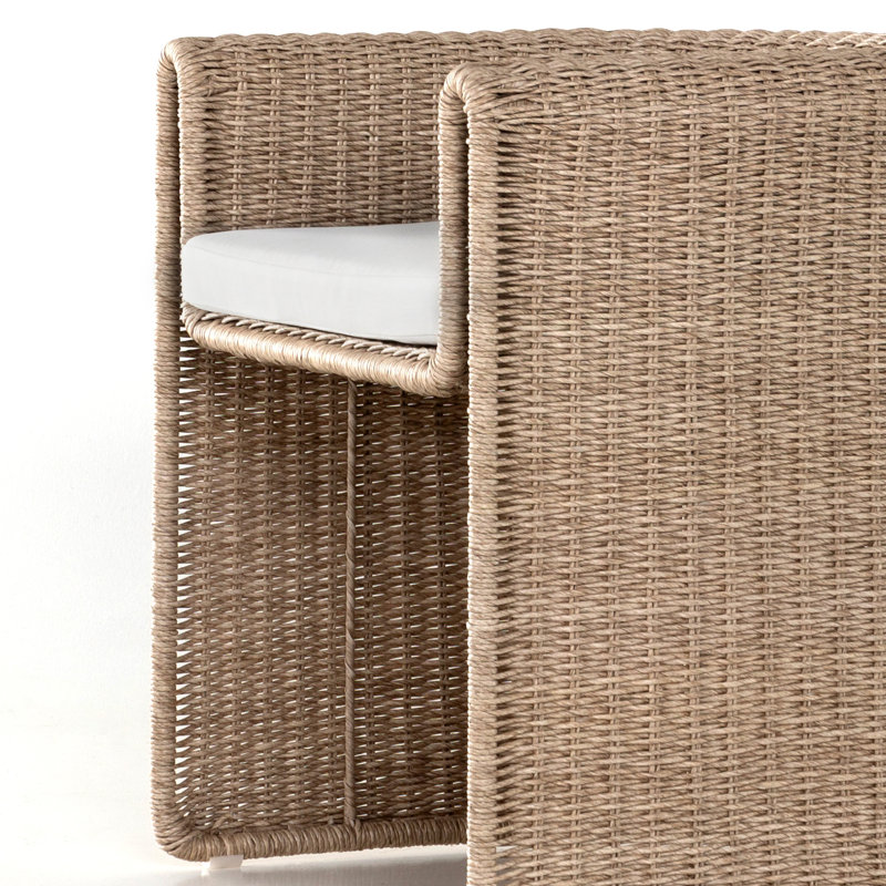 Madelena Outdoor Dining Armchair with Cushion | AllModern