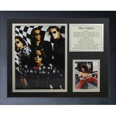 Souvenirs encadrée van halen