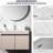 White Sintered Stone Bathroom Vanity Top 37 Inch With 4" Backsplash And Pre-Drilled Faucet Socket For 37" Rectangular Basin