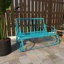 Banc de jardin en métal Gyana Khadir