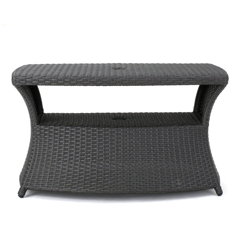 BERKELEY CHAISE LOUNGE SIDE TABLE, Gray