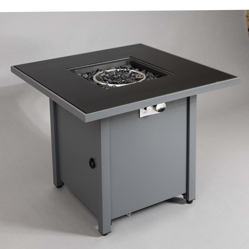 Steel Outdoor Fire Pit Table With Lid
