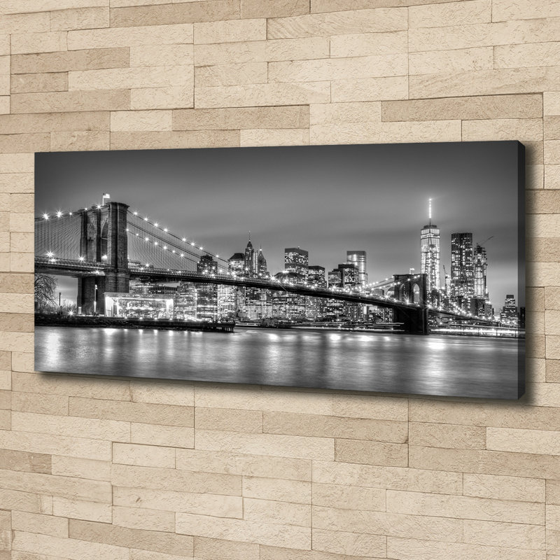 Brooklyn Bridge - No Frame Print on Canvas
