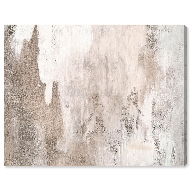 Art Remedy, art sur toile neutre, texture striée II, Ne s’applique pas, H 24 po x l 30 po x P 1,5 po, Toile tendue