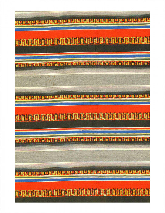 Fine Hand Knotted flat Weave vintage Textile 5'X 5'2"