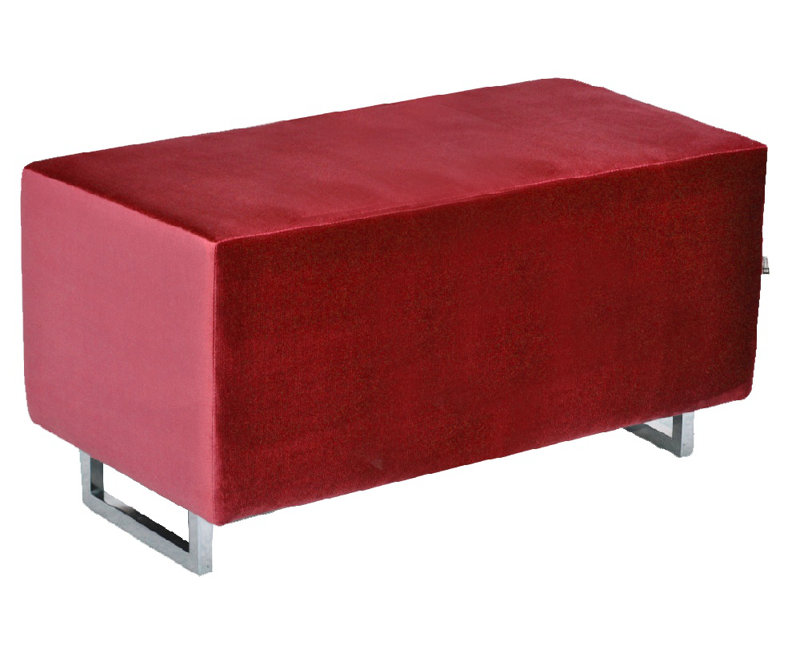 Pepi Upholstered Bench, Red