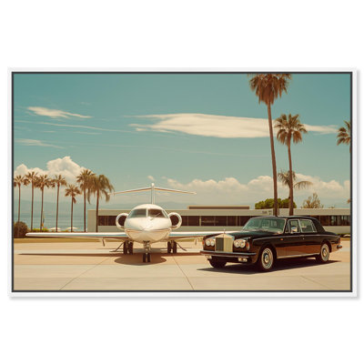 Art Remedy Retro Photography Canvas, Sky Meets the Road