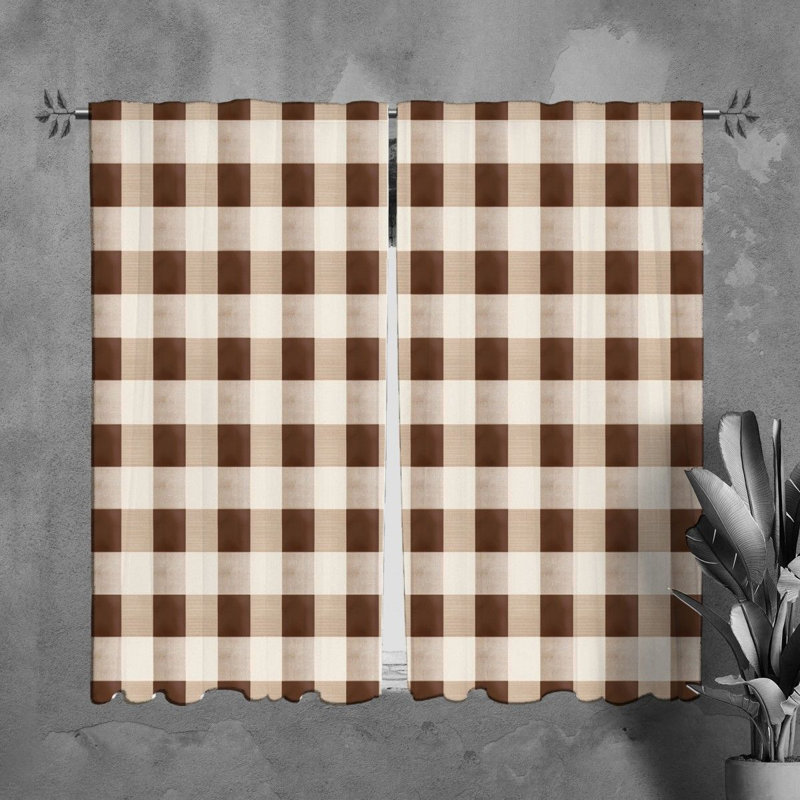 Paire de rideaux obscurcissant en polyester Taryl, L 20 po x L 61 po