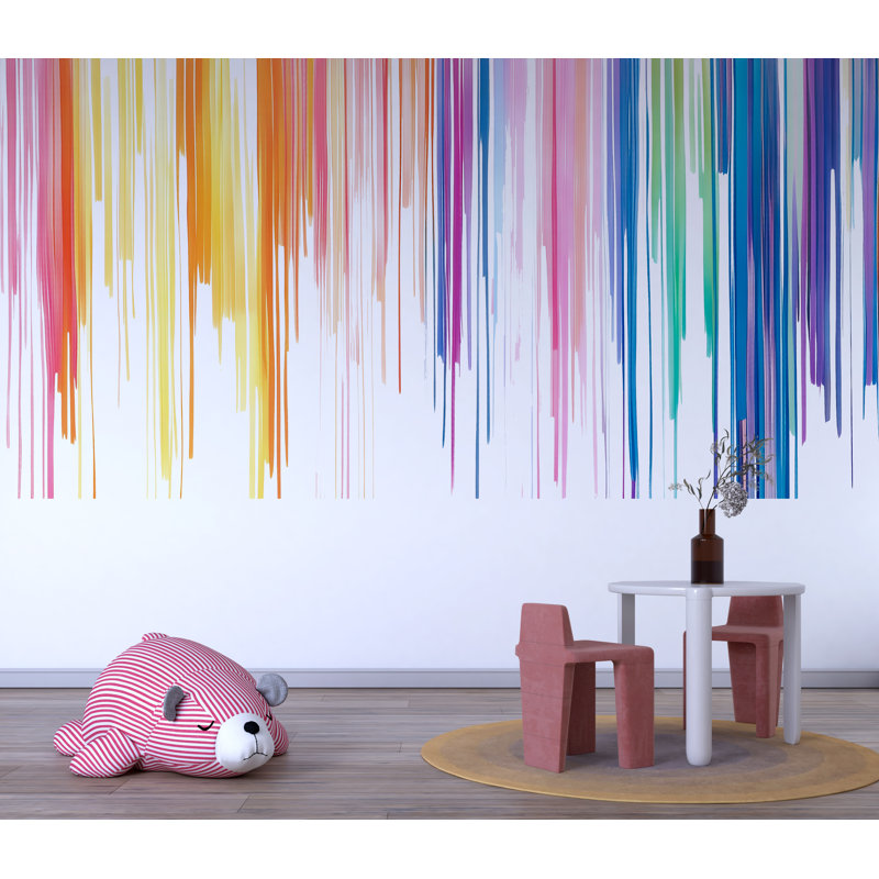 Adhésif mural arc-en-ciel Rainbow, H 55 po x l 29 po