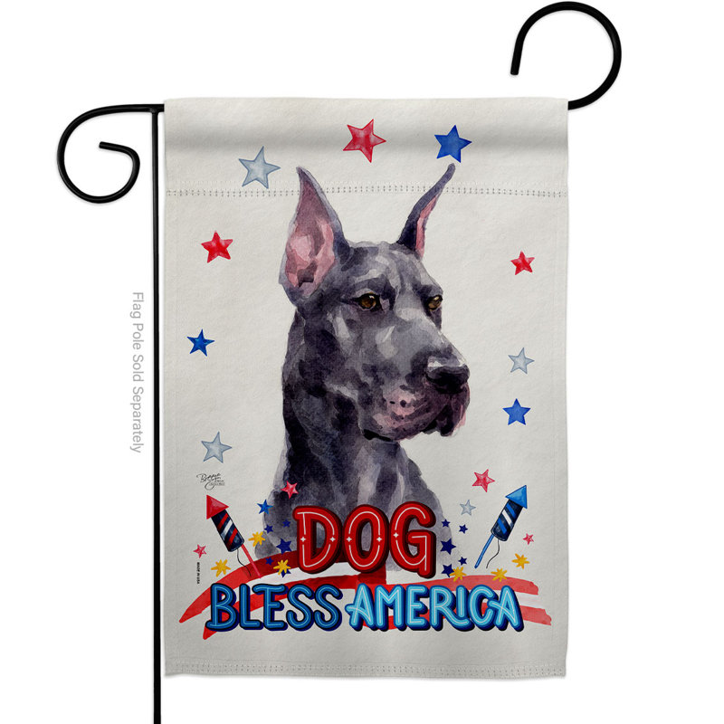Double Sided 18.5'' H x 13'' W Polyester Animal Garden Flag