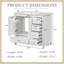 Meuble-lavabo simple autoportant 36 po avec plateau intégré en céramique blanche 36 po-733986387