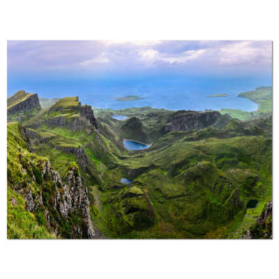 Photographie sur toile tendue - Quiraing Skye Highland, Écosse