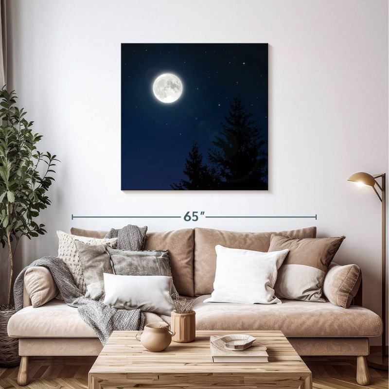 Oberle White Full Moon, 39" H x 39" W