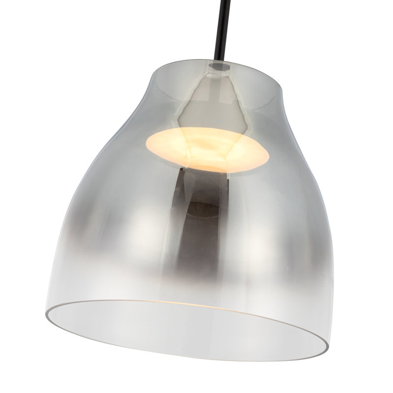 Luminaire suspendu 1 lumière Trinity, Fumé