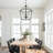 4 - Light Dimmable Lantern Geometric Chandelier