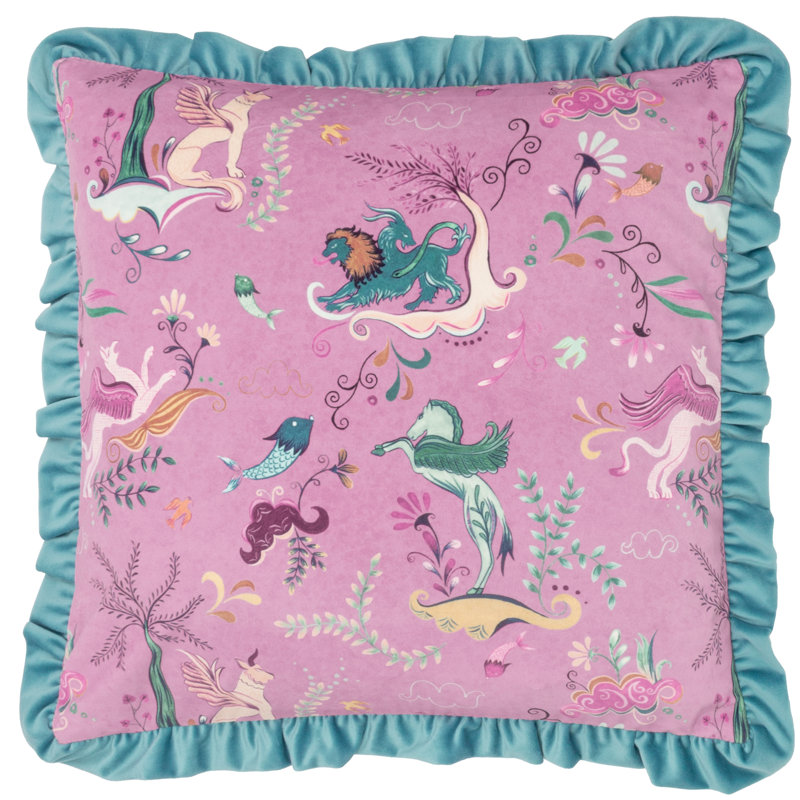 Athena Mythological Abstract Square Throw Pillow Cover
