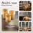 Faux Birch Bark Flameless Candles