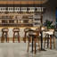 Tabouret de bar et de comptoir pivotant en similicuir-587073071-587073059
