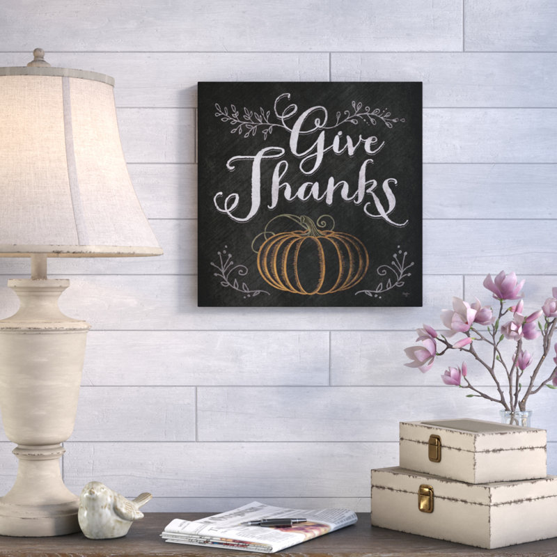 « giving thanks beauté », impression sur toile