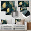 «Abstract Echoes Swirls 2 - Abstract Collages», art mural en métal MT131643-1450496920