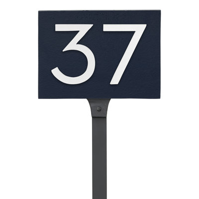Floating 1-Line Lawn Address Sign