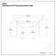 Ensemble de tables basses gigognes en bois massif Robin