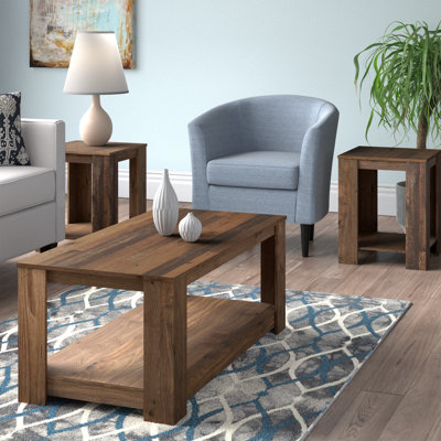 Chasity 3 Piece Coffee Table Set