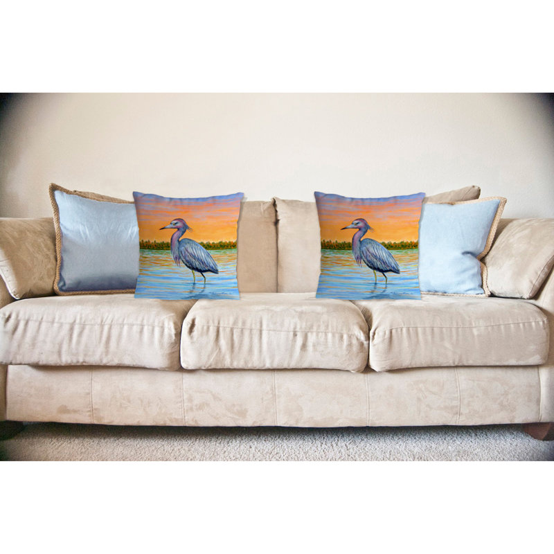 Coussin intérieur/extérieur Heron & Sunset