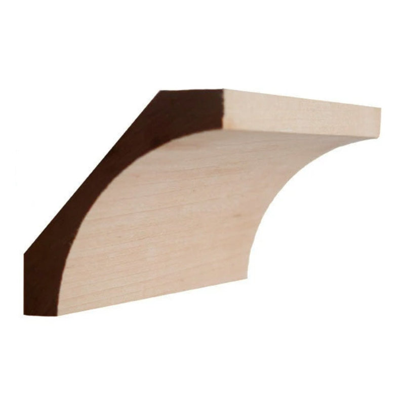EWCR40 Crique de couronne sans finition, Érable, H 3,75 po x l 0,75 po x P 42 po