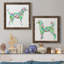 Tapisserie Labrador - ensemble de 2 peintures sur toile encadrées-1488167211-1488167213