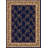 Weisgerber Traditional trellis Oriental Blue Navy Area Rug-32089138