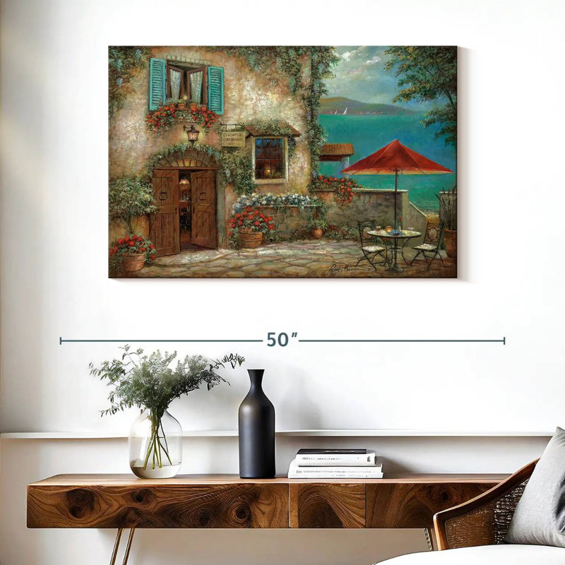 Gillard Ombrello Rosso, 26" H x 39" W