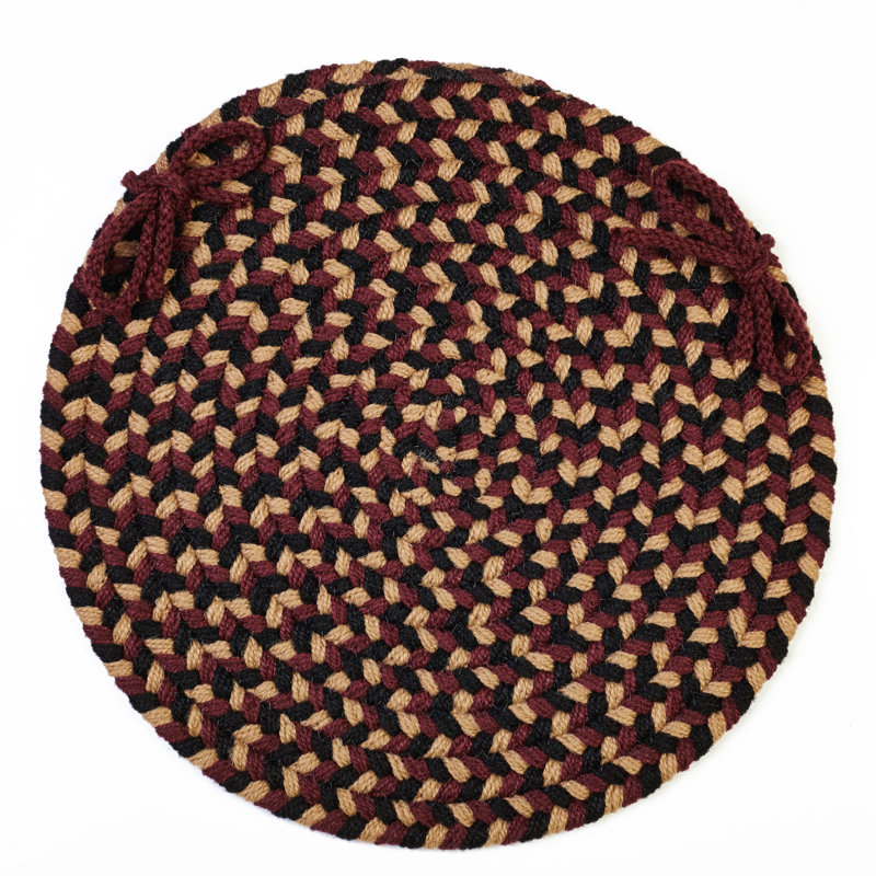 Coussin de chaise de salle à manger réversible, Sangria
