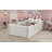 Twin Size Upholstered Platform Bed With Rabbit Cushion, Removable Side Rails For Kids, Soft Teddy Fabric, No Box Spring Needed-44145913