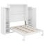 Lit escamotable avec garde-robe et tablette de rangement-301252535