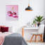 Cerise rose disco rose, estampe numérique, design by Creative Studio-236963167-236963154
