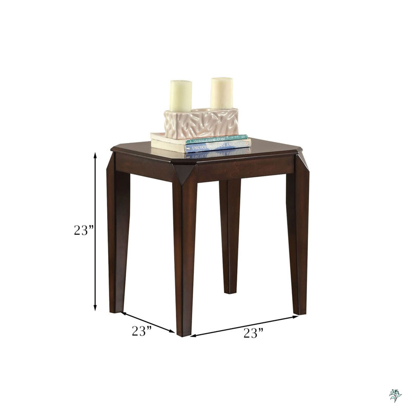 Table de bout avec pieds fuselés