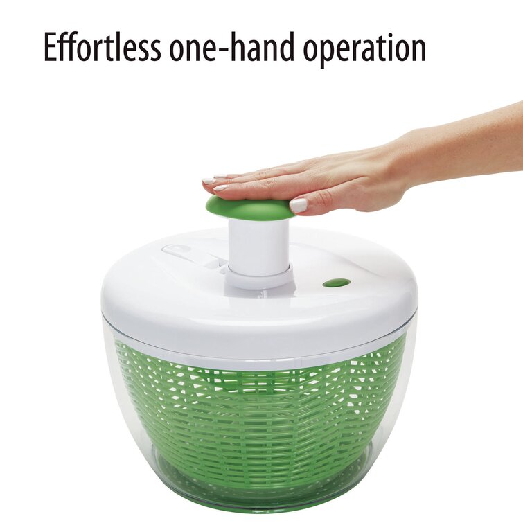 Farberware Easy to use pro Pump Spinner, Large 6.6 quart, Green &  Professional Heat Resistant Nylon, Masher & Smasher Meat, Ground Beef,  Turkey 