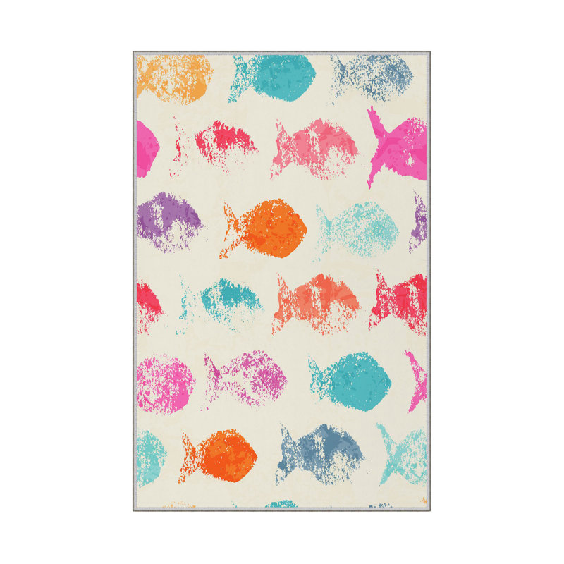 Antibacterial Hall Carpet (2.6 x 6.6 Ft) | 100% Polyester, 0.4 in Pile Height | Non-Slip PVC Dot Underside, Machine Washable | 3D Digital Printing, Durable & Stylish for Entryways, Living Rooms & More