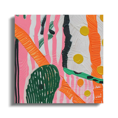 Abstract Wall Art, Painting Print, Modern Art Decor, Funky Wall Decor, Living Room Wall Art, Canvas Wall Art, Ready to Hang