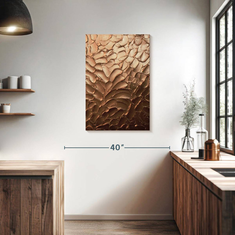 Avery Metallic Copper, 36" H x 24" W